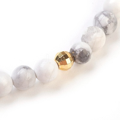 Natural/Synthetic Gemstone Stretch Bracelets Sets BJEW-JB03797-1