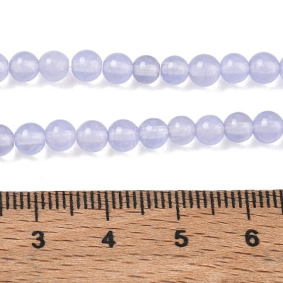 Dyed Natural White Jade Beads Strands GG-CBA9281-B01-4mm-1