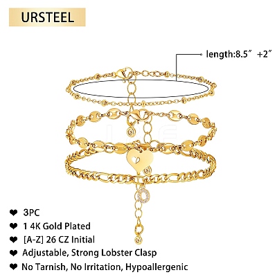 Anklets Sets AJEW-AN00383-15-1