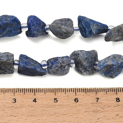Raw Rough Natural Lapis Lazuli Beads Strands GG-CBA0B77-A02-01-1