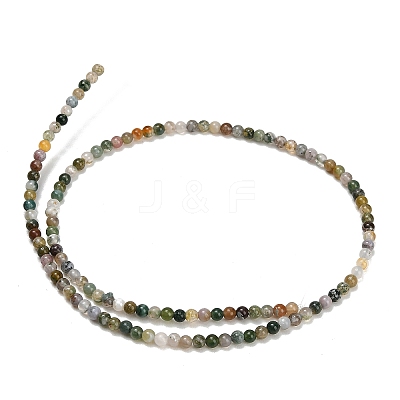 Natural Indian Agate Beads Strands GG-CBA77FB-A01-3mm-1