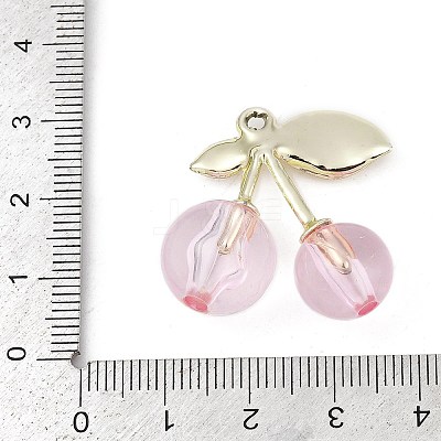 Alloy & Acrylic Pendants PALLOY-S053-01LG-B-1