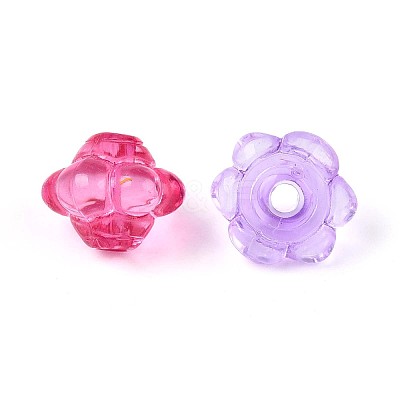Transparent Acrylic Beads X-TACR-T030-08M-1