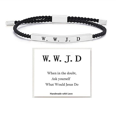 304 Stainless Steel Tube Bead Braided Bead Bracelets FS-WGDF774-05-1