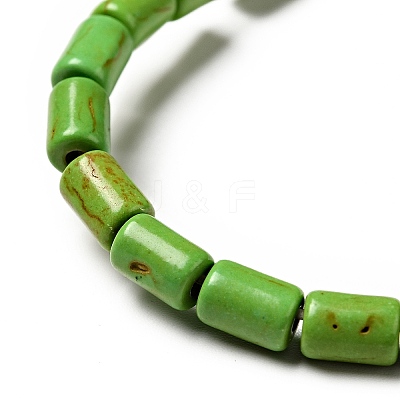 Synthetic Turquoise Beads Strands TURQ-G120-4x6mm-08-1