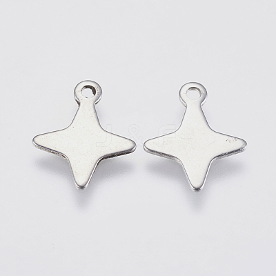Tarnish Resistant 201 Stainless Steel Charms STAS-F139-009P-1