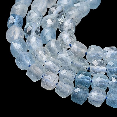 Natural Aquamarine Beads Strands G-P629-C01-01-1