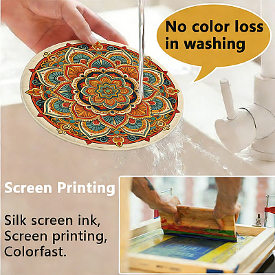 6Pcs Cotton Woven Coasters AJEW-WH20226-003-1