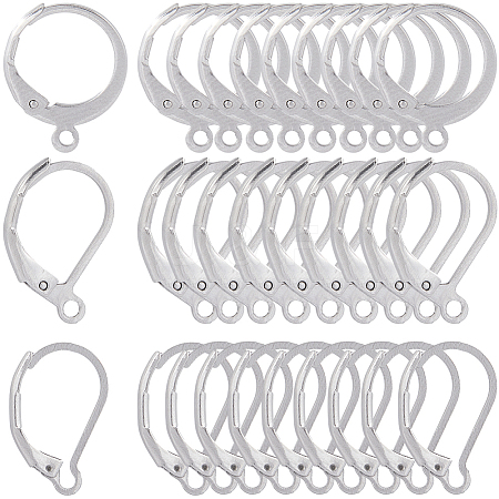 SUNNYCLUE 3 Style 304 Stainless Steel Leverback Earring Findings STAS-SC0007-58P-1