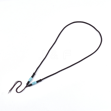 Nylon Cord Necklace Making MAK-T005-23A-1