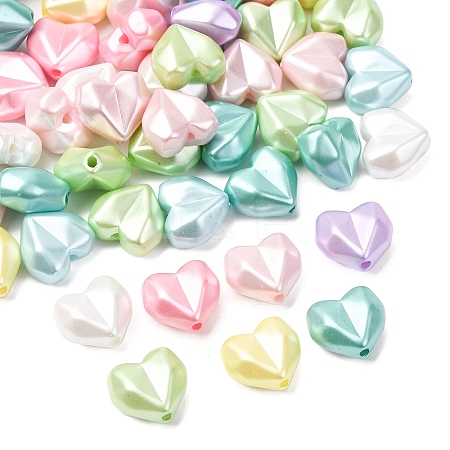 Opaque ABS Plastic Beads X-MACR-L015-03-1