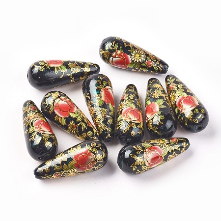 Printed Opaque Resin Beads RESI-G016-D01-1