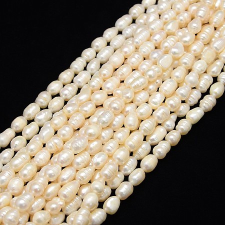 Natural Cultured Freshwater Pearl Beads Strands PEAR-L001-E-20-1