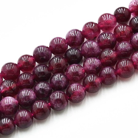 Natural Quartz Beads Strands G-N355-6mm-46-1