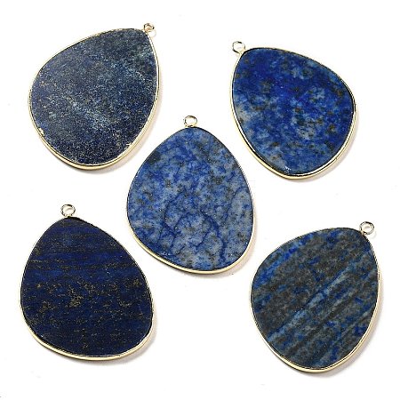 Natural Lapis Lazuli Pendants G-K347-02G-07-1