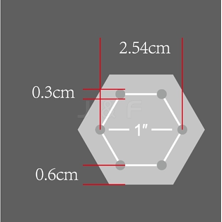 Acrylic Transparent Pressure Plate DIY-WH0158-46A-1