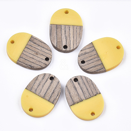 Resin & Wenge Wood Links connectors LS-RESI-S367-11A-08-1
