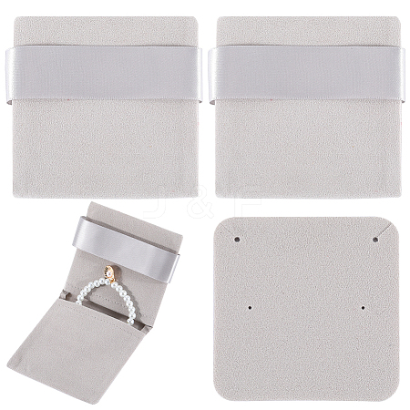 3Pcs Rectangle Velvet Envelope Packing Pouches TP-BBC0001-10C-1