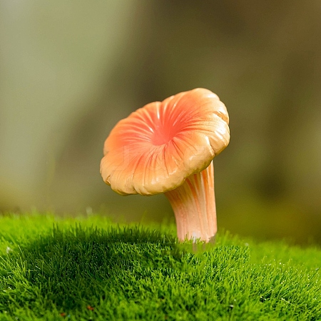 Resin Mushroom Miniature Ornaments PW-WG67BFB-05-1