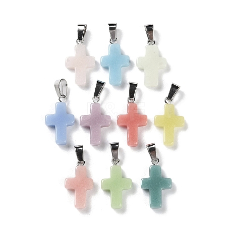 Synthetic Noctilucent Stone/Luminous Stone Pendants G-Z054-03A-1