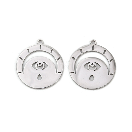 201 Stainless Steel Pendants STAS-U052-02B-P-1