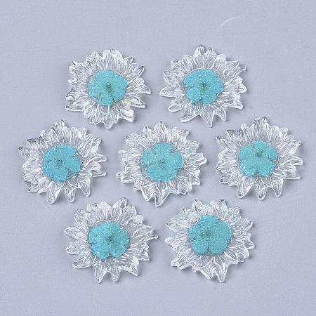 Transparent Clear Epoxy Resin Cabochons LS-CRES-N025-02D-1