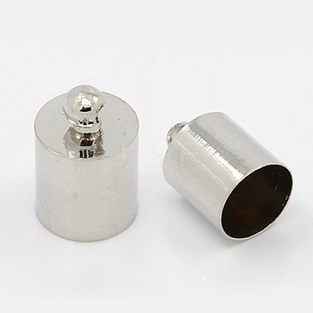 Brass Cord Ends KK-D219-12x8-P-1