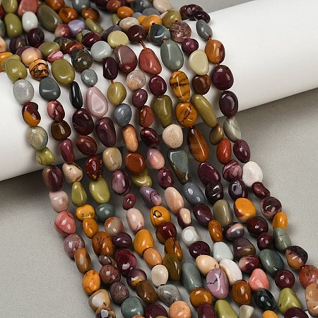 Natural Alashan Agate Beads Strands G-P568-C07-01-1