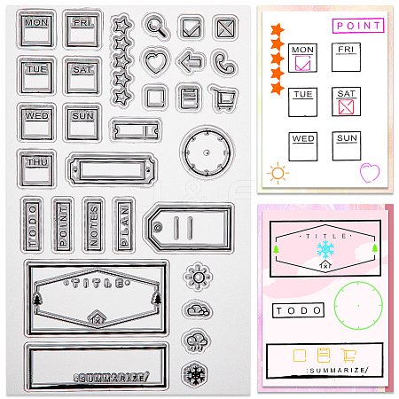 Clear Silicone Stamps DIY-WH0504-52A-1