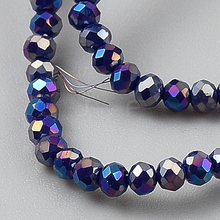 Opaque Glass Beads Strands GLAA-TAC0028-005A-1