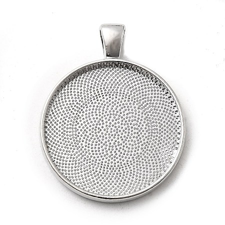 Alloy Pendant Cabochon Settings PALLOY-A13349-P-NR-1