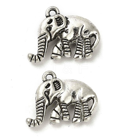 Tibetan Style Alloy Pendants FIND-M047-35AS-1