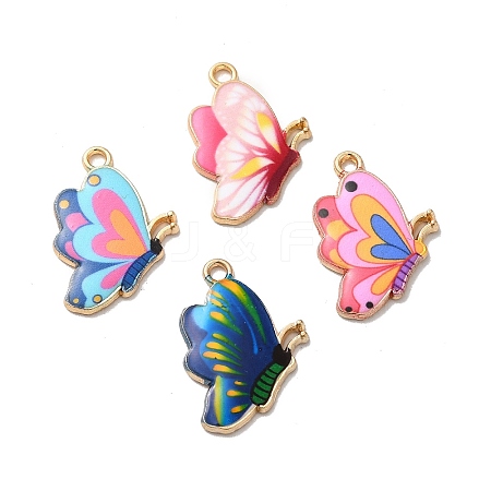Alloy Enamel Pendants ENAM-D043-03G-1