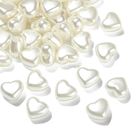 200Pcs Opaque Acrylic Imitation Pearl Beada MACR-CJ0001-42-1