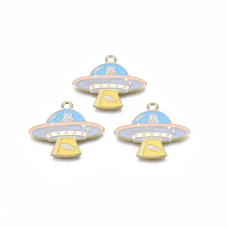 Alloy Enamel Pendants X-ENAM-S115-186-1