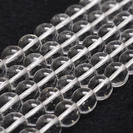 Natural Quartz Crystal Bead Strands G-G735-21-8mm-A-1