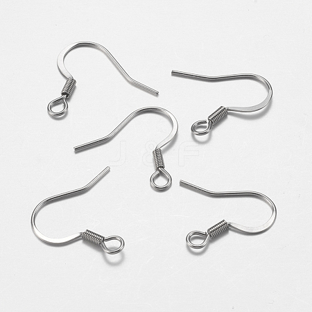 316 Surgical Stainless Steel French Earring Hooks X-STAS-F149-30P-1