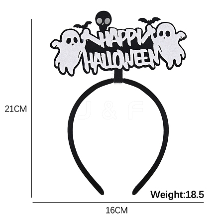 Halloween Cloth Hair Bands PW-WGE0E66-15-1