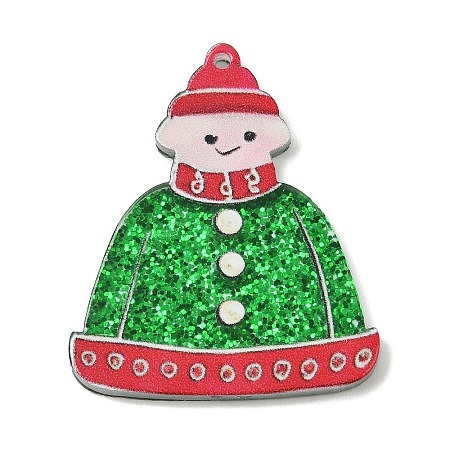 Christmas Acrylic Pendants OACR-I028-02F-1
