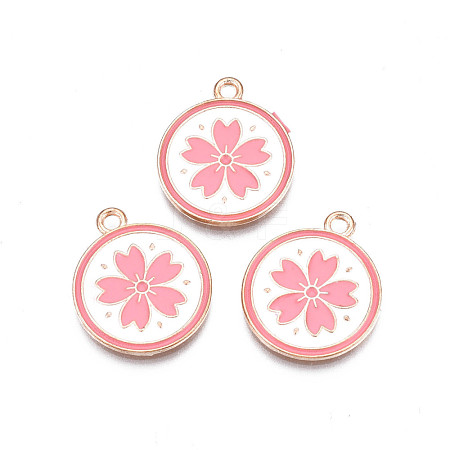 Alloy Enamel Pendants ENAM-S115-148B-1