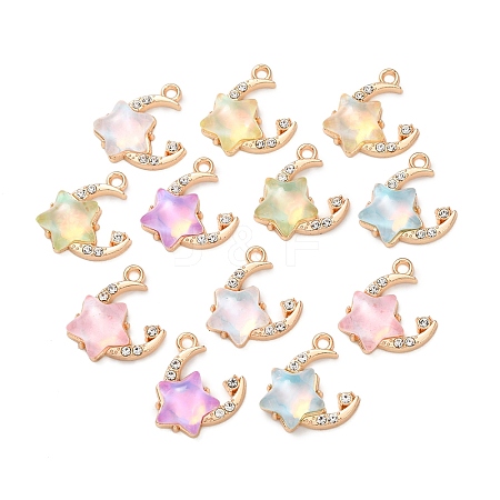 Alloy Glass Pendants FIND-K030-15G-1