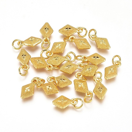 Electroplated Alloy Charms X-PALLOY-G267-13G-1