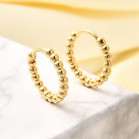 Rack Plating Round Brass Hoop Earrings for Women EJEW-C125-12G-1