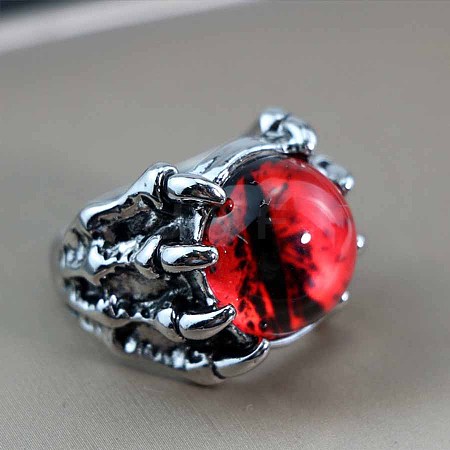 Dragon Eye Men's Fashion Ring Zinc Alloy Hip-hop Ring WA6596-5-1