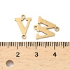 26Pcs 26 Styles 201 Stainless Steel Laser Cut Letter A~Z Links STAS-P428-16G-3