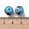 Handmade Millefiori Lampwork Beads LAMP-R003-02B-04-3