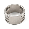 Non-Tarnish 304 Stainless Steel Rings RJEW-A034-10P-3