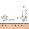 Peach Blossom 304 Stainless Steel Safety Pins Brooch Findings SA-CBA098D-14B-P02-3