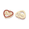 Alloy Enamel Pendants ENAM-T024-10A-G-2