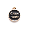 Alloy Enamel Pendants X-ENAM-S124-01B-08E-3